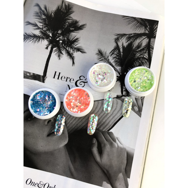 LIME Frost - Glitter MIX IBDI Nails-Online-Shop-Double Beauty Shop