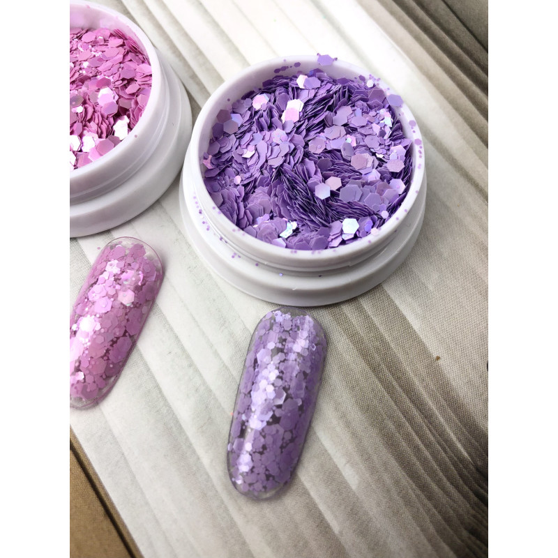LILAC Opal - Glitter MIX IBDI Nails-Online-Shop-Double Beauty Shop