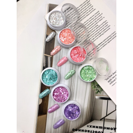 LILAC Opal - Glitter MIX IBDI Nails