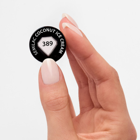 389 COCONUT ICE CREAM - UV Nagellack 7ml Semilac