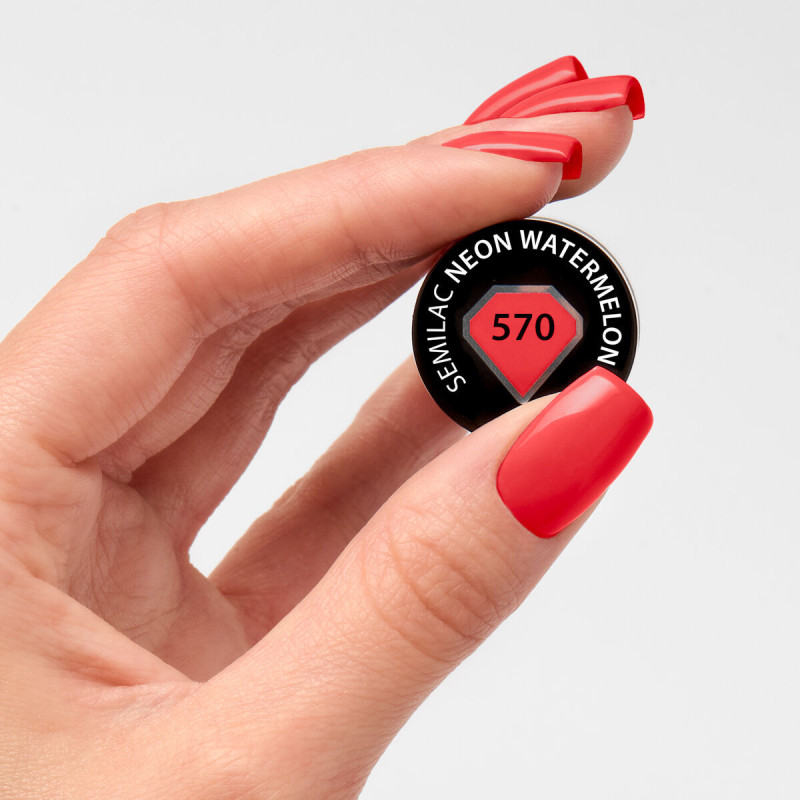 570 NEON WATERMELON - UV Nagellack 7ml Semilac-Alle Farben SEMILAC-Double Beauty Shop