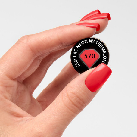 570 NEON WATERMELON - UV Nagellack 7ml Semilac