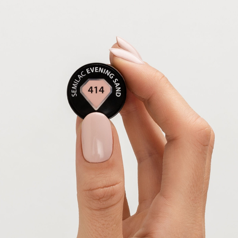 414 EVENING SAND - UV Nagellack 7ml Semilac-Alle Farben SEMILAC-Double Beauty Shop