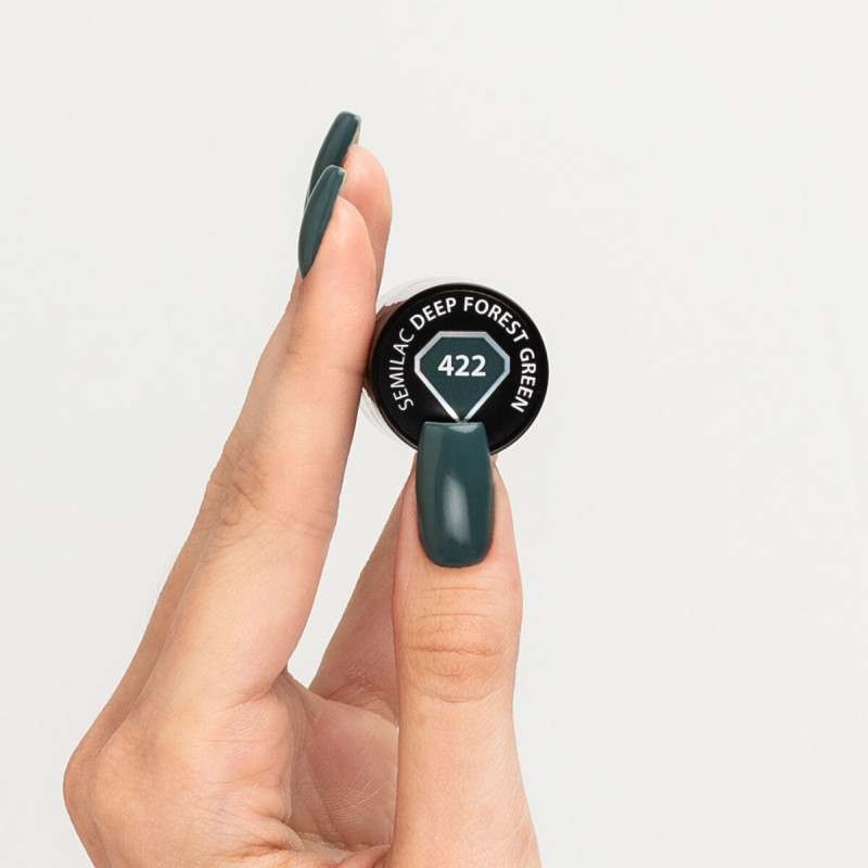 422 DEEP FOREST GREEN - UV Nagellack 7ml Semilac-Alle Farben SEMILAC-Double Beauty Shop