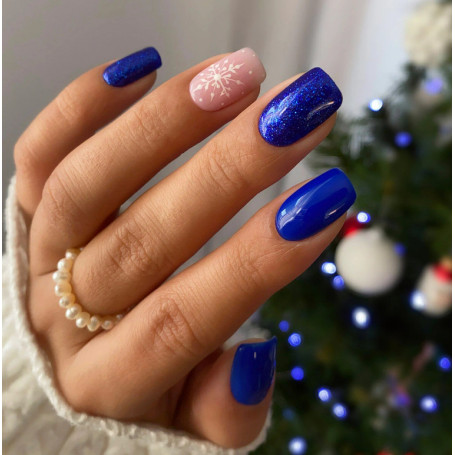 308 FESTIVE BLUE UV Nagellack 7ml Semilac