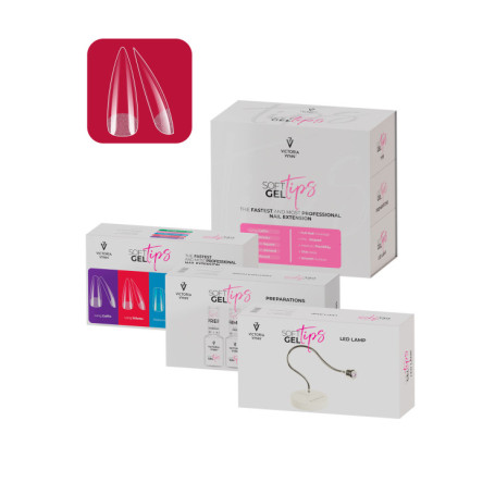 SET LONG STILETTO - set SOFT GEL TIPS VICTORIA VYNN