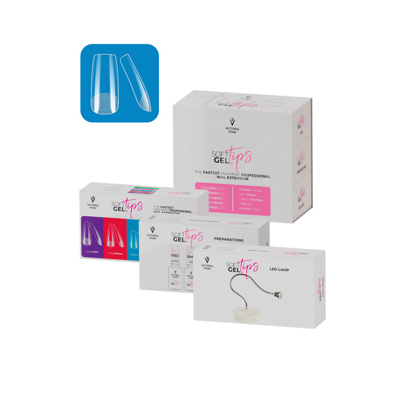 SET MEDIUM SQUARE - Set SOFT GEL TIPS VICTORIA VYNN-TIPS-Double Beauty Shop