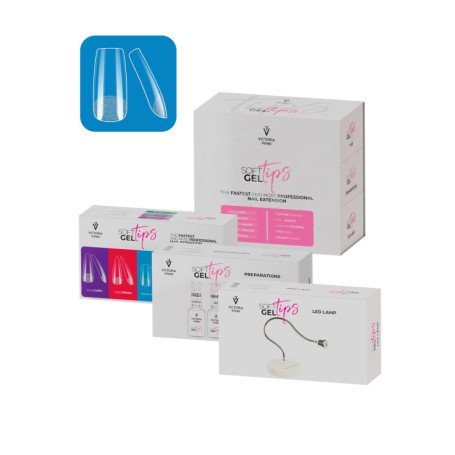 SET MEDIUM SQUARE - Set SOFT GEL TIPS VICTORIA VYNN