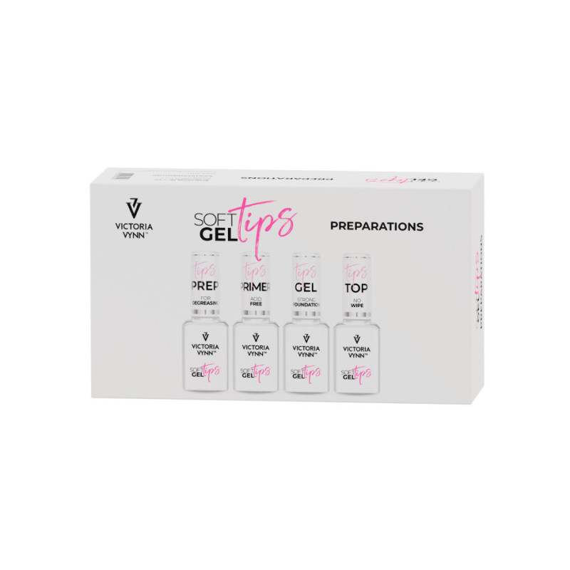 SET SHORT ROUND - set SOFT GEL TIPS VICTORIA VYNN-TIPS-Double Beauty Shop