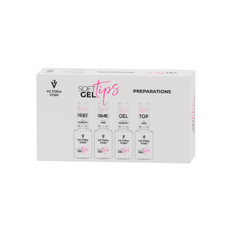 SET SHORT ROUND - set SOFT GEL TIPS VICTORIA VYNN