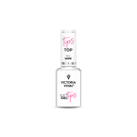 Top Tips (no wipe) - Top Coat 15 ml SOFT GEL TIPS VICTORIA VYNN