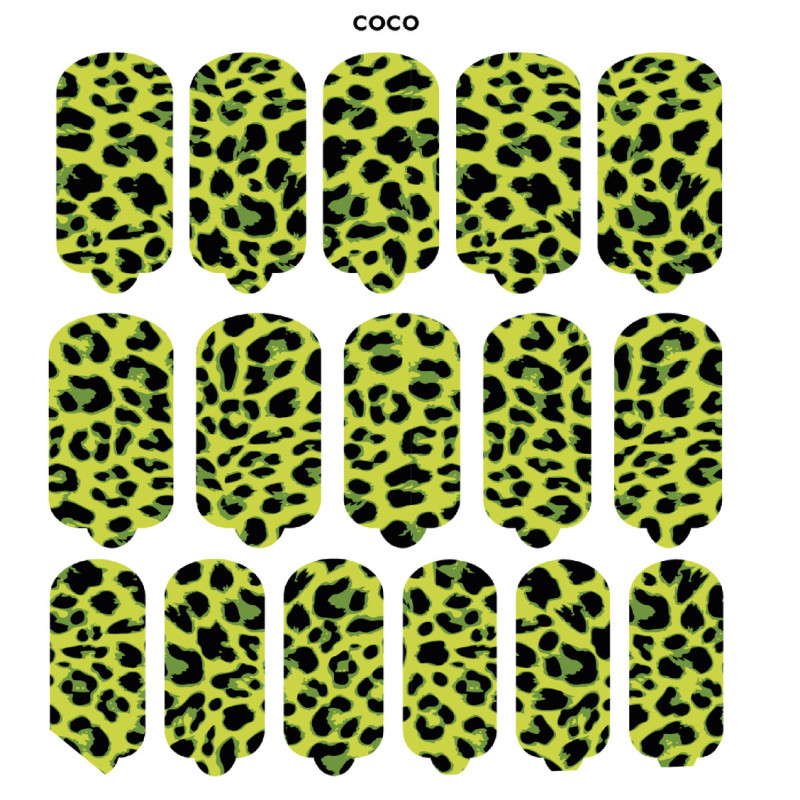 Nagelfolie Coco - Nail Wraps by Provocative Nails-NAIL WRAPS SELBSTKLEBEND-Double Beauty Shop