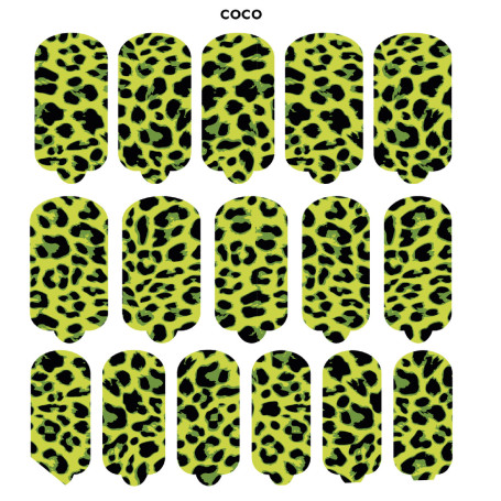 Nagelfolie Coco - Nail Wraps by Provocative Nails
