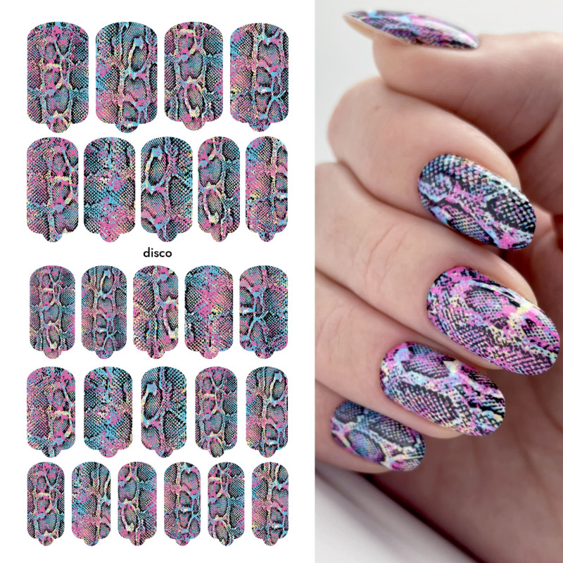 Nagelfolie Disco - Nail Wraps by Provocative Nails-NAIL WRAPS SELBSTKLEBEND-Double Beauty Shop