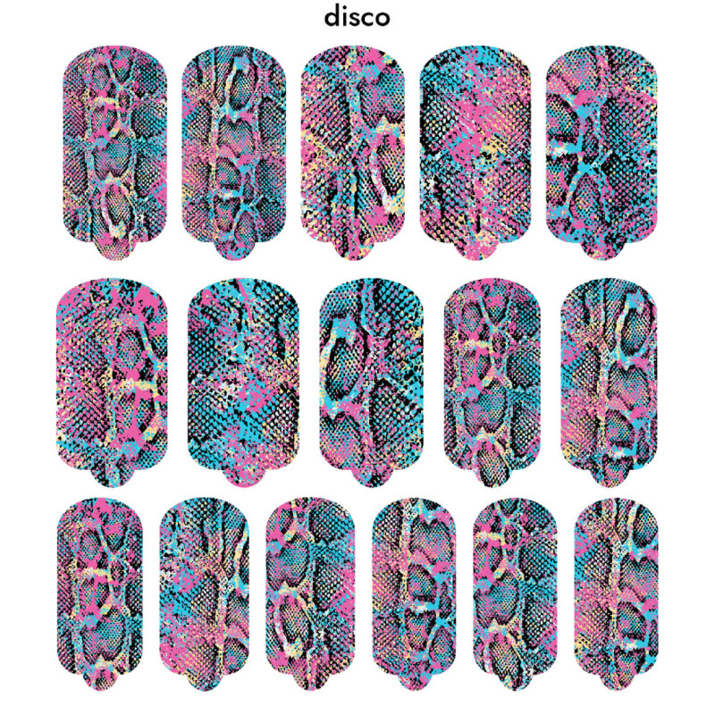 Nagelfolie Disco - Nail Wraps by Provocative Nails-NAIL WRAPS SELBSTKLEBEND-Double Beauty Shop