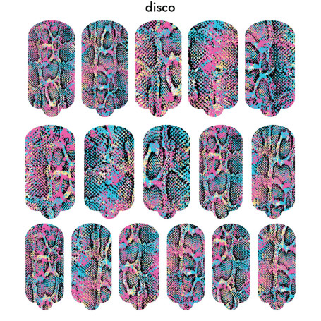 Nagelfolie Disco - Nail Wraps by Provocative Nails