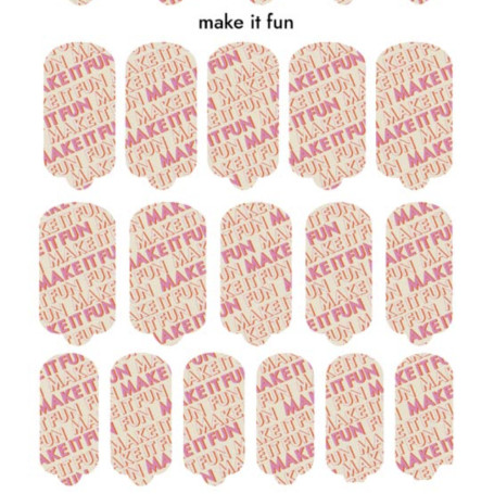 Nagelfolie Make it Fun - Nail Wraps by Provocative Nails