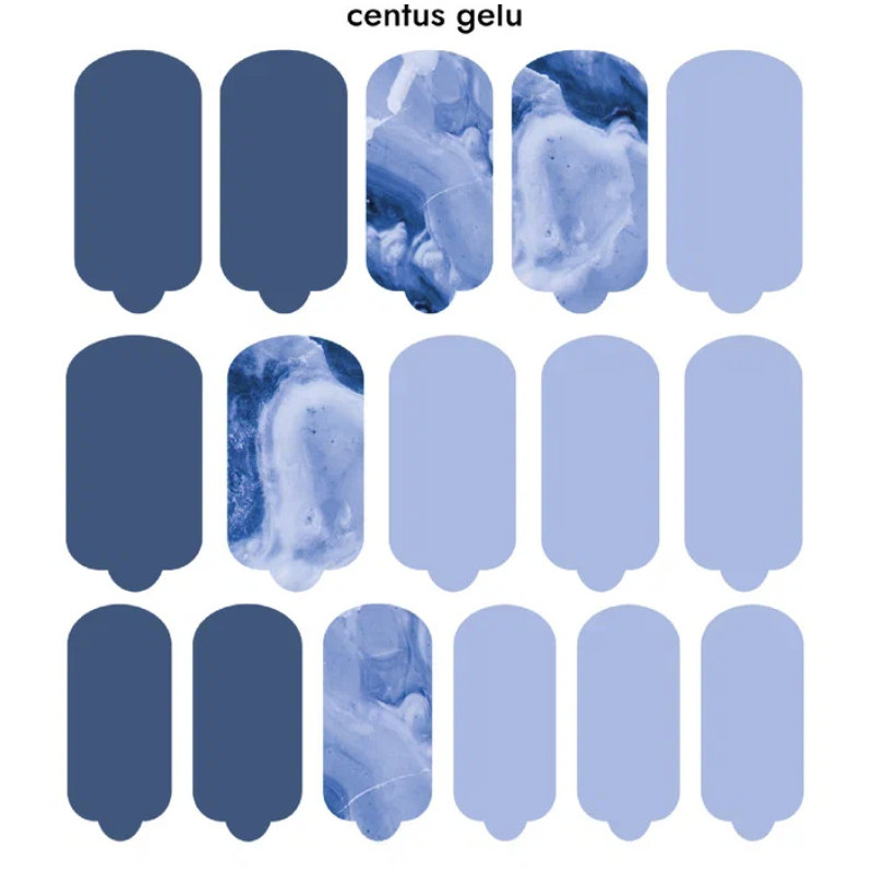 Nagelfolie Centus gelu - Nail Wraps by Provocative Nails-NAIL WRAPS SELBSTKLEBEND-Double Beauty Shop