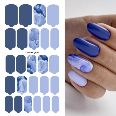 Nagelfolie Centus gelu - Nail Wraps by Provocative Nails