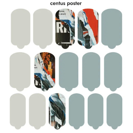Nagelfolie Centus poster - Nail Wraps by Provocative Nails