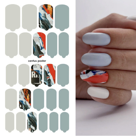 Nagelfolie Centus poster - Nail Wraps by Provocative Nails