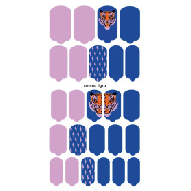Nagelfolie Centus tigro - Nail Wraps by Provocative Nails 2