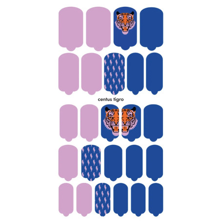 Nagelfolie Centus tigro - Nail Wraps by Provocative Nails