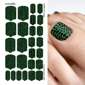 Nagelfolie Crocodile - PEDIKÜRE Nail Wraps by Provocative...