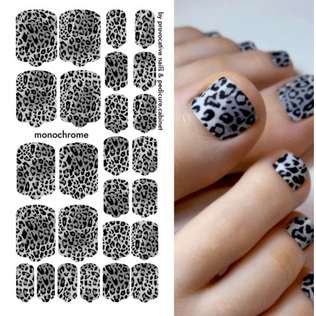 Nagelfolie Monochrome - PEDIKÜRE Nail Wraps by Provocative Nails