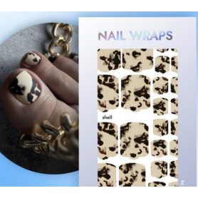 Nagelfolie Shell - PEDIKÜRE Nail Wraps by Provocative Nails