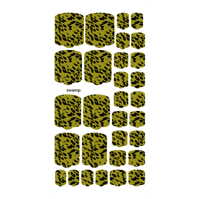Nagelfolie Swamp - PEDIKÜRE Nail Wraps by Provocative Nails-NAIL WRAPS SELBSTKLEBEND-Double Beauty Shop