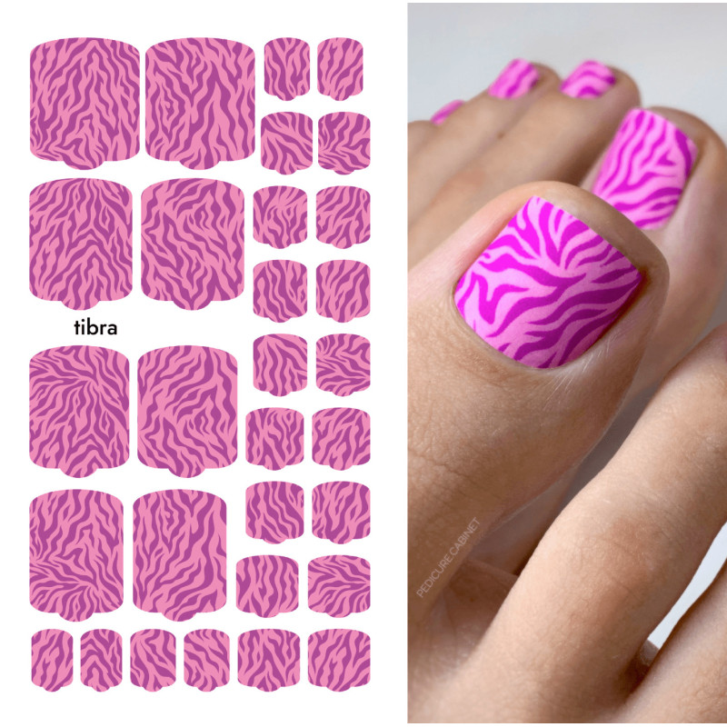 Nagelfolie Tibra - PEDIKÜRE Nail Wraps by Provocative Nails