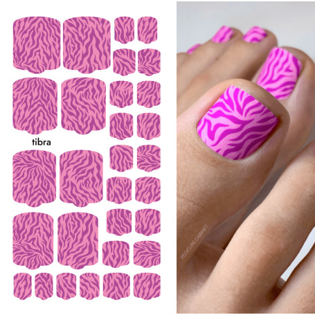 Nagelfolie Tibra - PEDIKÜRE Nail Wraps by Provocative Nails