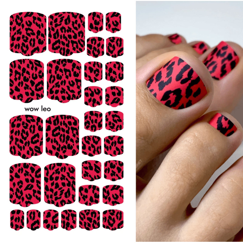 Nagelfolie Wow Leo - PEDIKÜRE Nail Wraps by Provocative Nails