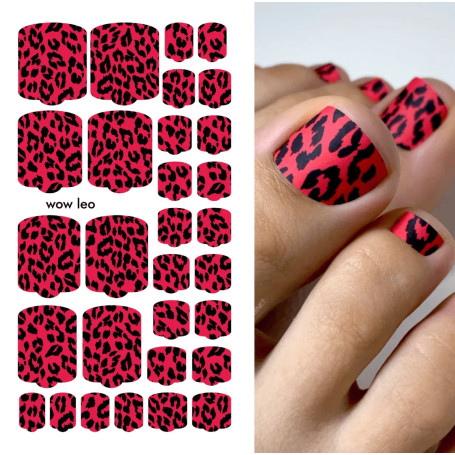 Nagelfolie Wow Leo - PEDIKÜRE Nail Wraps by Provocative Nails