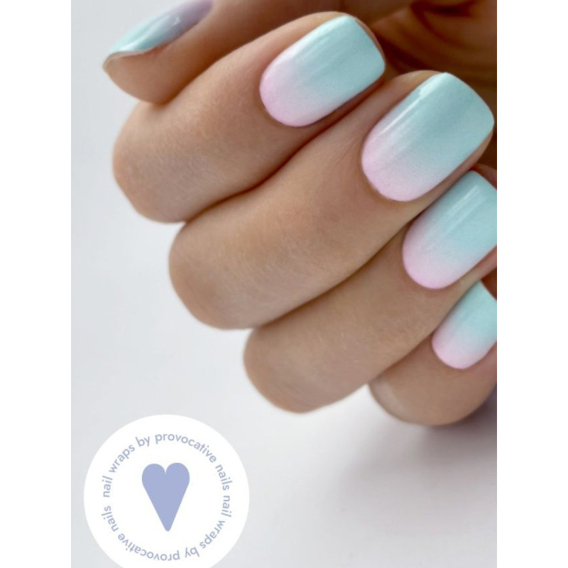 Nagelfolie Ombre rose - Nail Wraps by Provocative Nails-NAIL WRAPS SELBSTKLEBEND-Double Beauty Shop