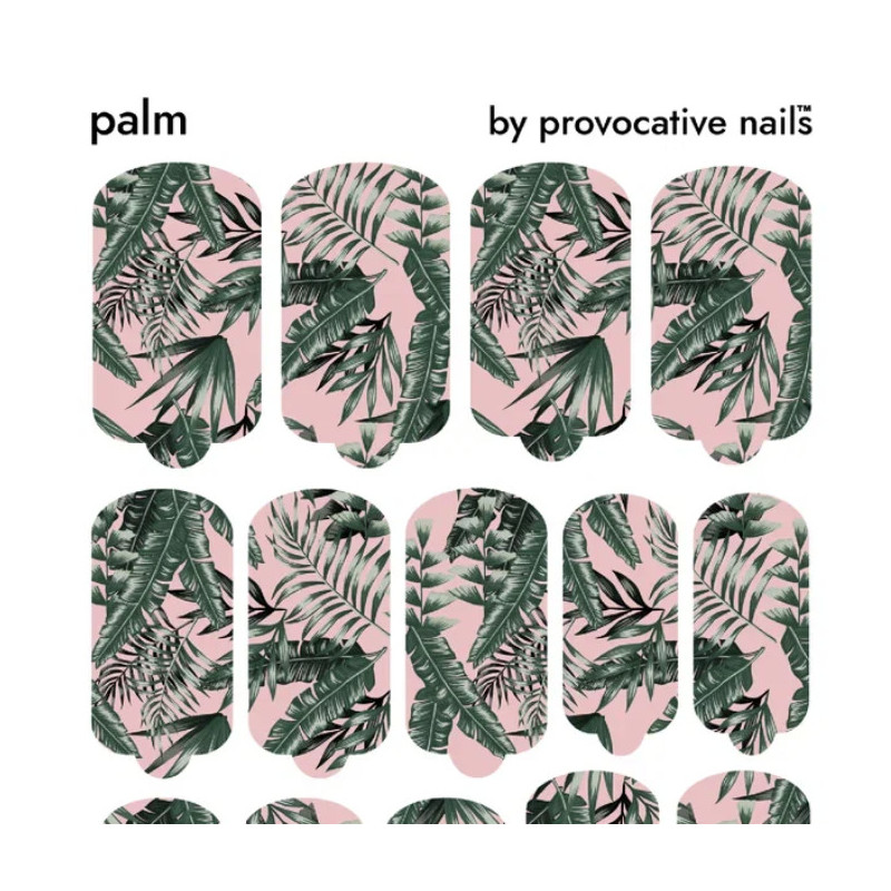 Nagelfolie Palm - Nail Wraps by Provocative Nails-NAIL WRAPS SELBSTKLEBEND-Double Beauty Shop