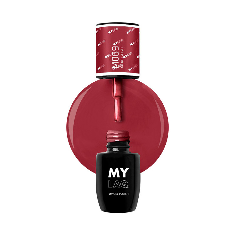 RED VELVET - UV Nagellack 5 ml MYLAQ-UV NAGELLACKE-Double Beauty Shop