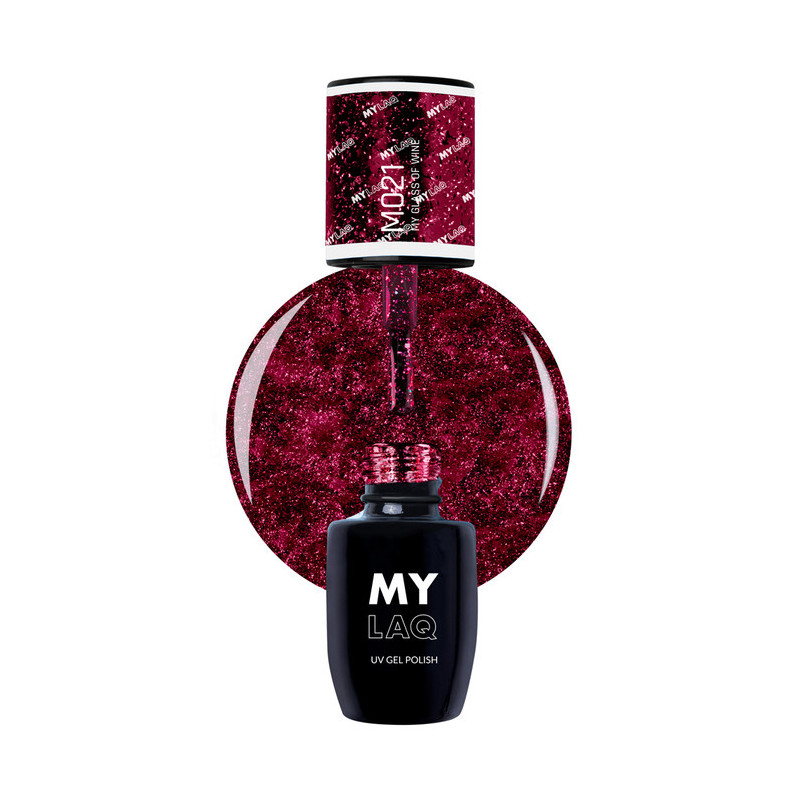 GLASS OF WINE - UV Nagellack 5 ml MYLAQ-UV NAGELLACKE-Double Beauty Shop