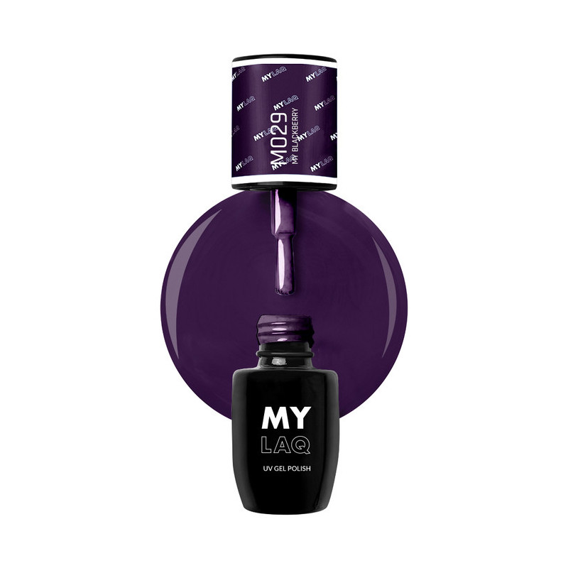 BLACKBERRY - UV Nagellack 5 ml MYLAQ-UV NAGELLACKE-Double Beauty Shop
