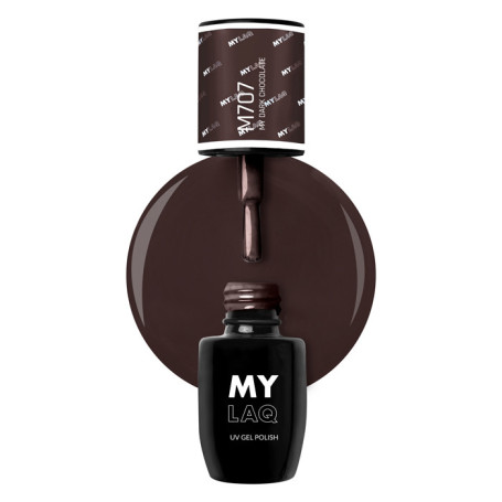 MY DARK CHOCOLATE - UV Nagellack 5 ml MYLAQ