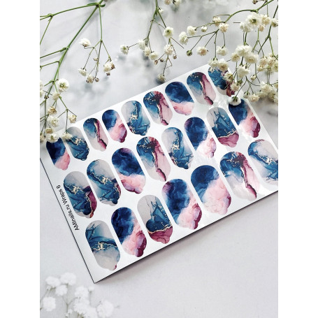 Nagelfolie 06 Nail Wraps für Maniküre AMINAILS