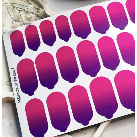 Nagelfolie 07 Nail Wraps für Maniküre AMINAILS