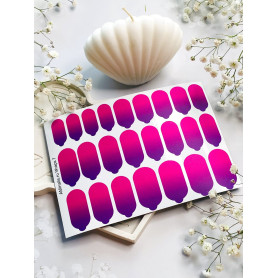 Nagelfolie 07 Nail Wraps für Maniküre AMINAILS 2