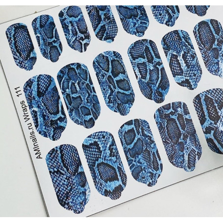 Nagelfolie 111 Nail Wraps für Maniküre AMINAILS