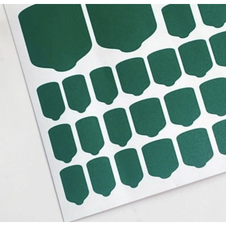 Nagelfolie 235 Nail Wraps für Pediküre AMINAILS