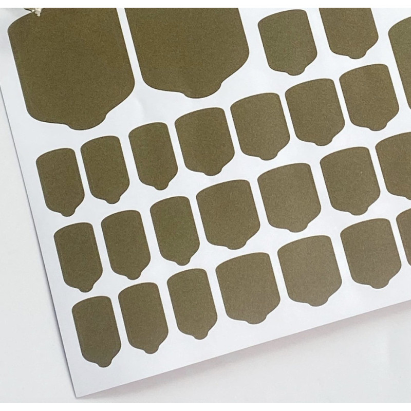 Nagelfolie 247 Nail Wraps für Pediküre AMINAILS-NAIL WRAPS SELBSTKLEBEND-Double Beauty Shop