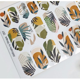 Nagelfolie 257 Nail Wraps für Maniküre AMINAILS