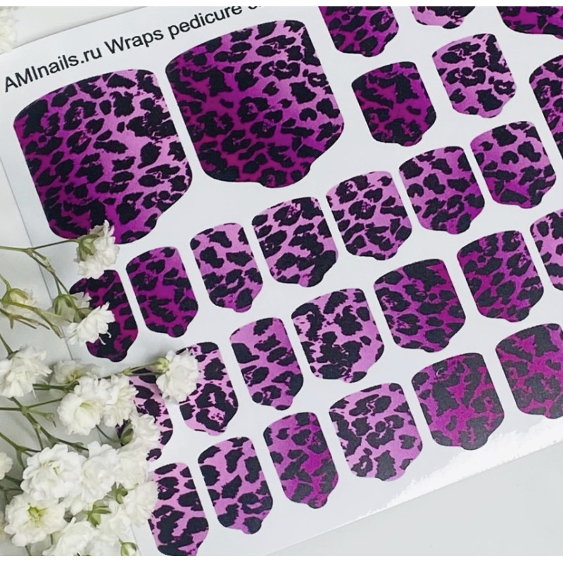 Nagelfolie 322 Nail Wraps für Pediküre AMINAILS-NAIL WRAPS SELBSTKLEBEND-Double Beauty Shop