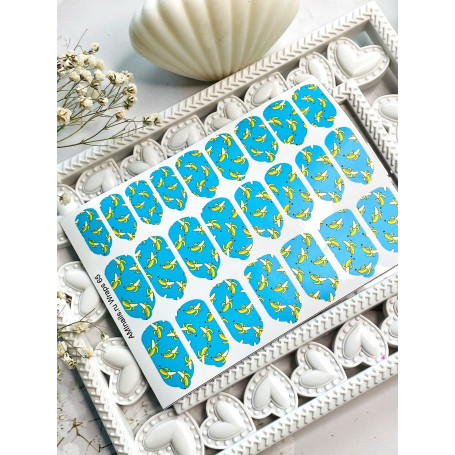 Nagelfolie 65 Nail Wraps für Maniküre AMINAILS